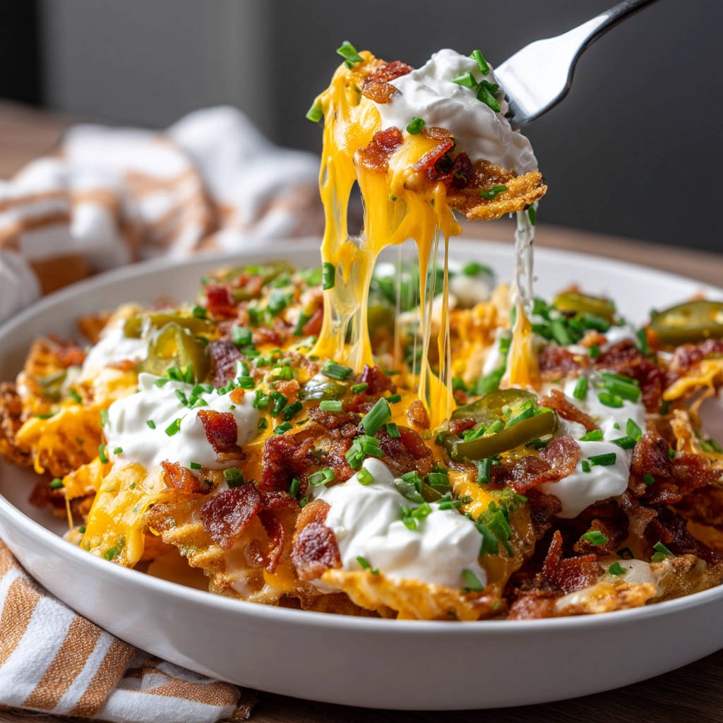 Loaded Waffle Fry Nachos: Your Go-To Game Day Recipe